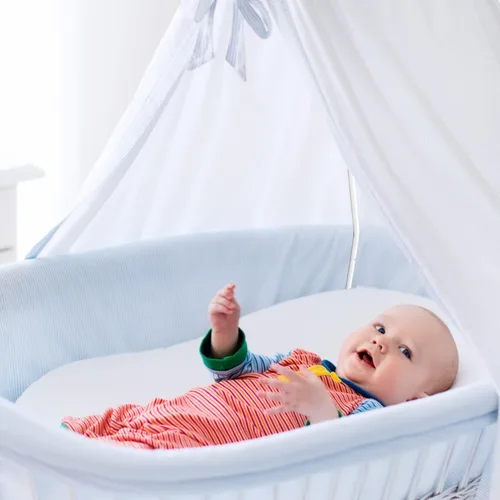 Vista 3 de Kisangel Soporte para toldo de cuna con soporte de clip para cama de bebé, cuarto de bebé, accesorio de protección contra mosquitos
