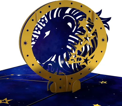 Vista 15 de Lovepop Tarjeta emergente de cumpleaños del zodiaco Capricornio, 5 x 7 pulgadas, tarjeta de cumpleaños para mujer, tarjeta de felicitación emergente