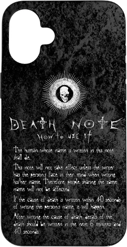 Vista 23 de Death Note Cómo usarlo funda para iPhone 17