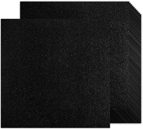 Vista 10 de Goefun - Cartulina negra con purpurina de doble cara de 8.5 x 11 pulgadas, 24 hojas de 9.88 oz/m²/100 libras, papel de cartulina negra