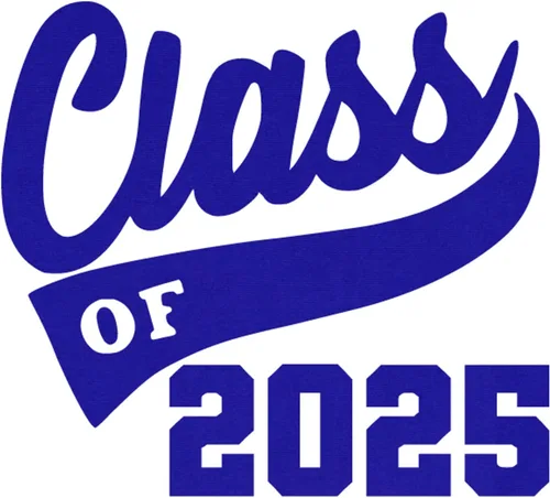 Vista 26 de Adhesivo de graduación para planchar en la clase de 2025, calcomanía para camiseta de secundaria universitaria, parche de graduación HTV
