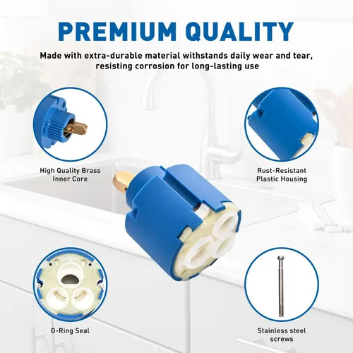 Vista 2 de Reemplazo para Grohe 46048000 Single Handle - Válvula mezcladora de cerámica (1.811 in)