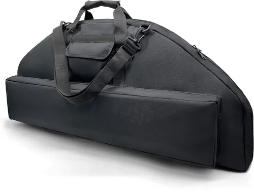 Vista 14 de Estuche de arco compuesto Estuche acolchado de lazo suave Bolsa de transporte de lazo ligero con bolsillo de flecha