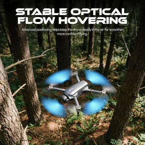 Vista 7 de Contixo F26 Volant Drone con controlador de pantalla de 4.3", FPV sin escobillas, 2 baterías Negro