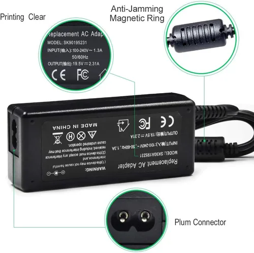 Vista 5 de Cargador para portátil de 45 W compatible con laptop HP de 14 pulgadas 14-DK 14-DQ 14-DF 14-DH 14-DS 14-AC 14-AK 14-AL 14-BA Series, 14-DF0023CL