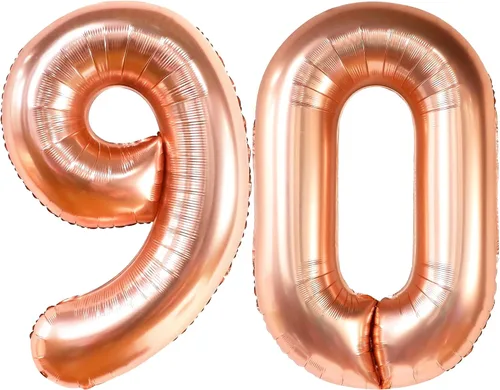 Vista 8 de KatchOn Globo verde oscuro del número 90 de 40 pulgadas