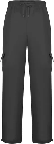 Vista 6 de DIYAGO - Pantalones deportivos tipo cargo para hombre, grandes y altos, holgados y tácticos, pantalones de entrenamiento atléticos, rectos, pierna