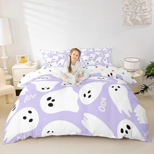 Vista 35 de Juego de ropa de cama de animales de gato misterioso, bohemio, exótico, tribal, abstracto, arte abstracto, juego de funda de edredón para decoración