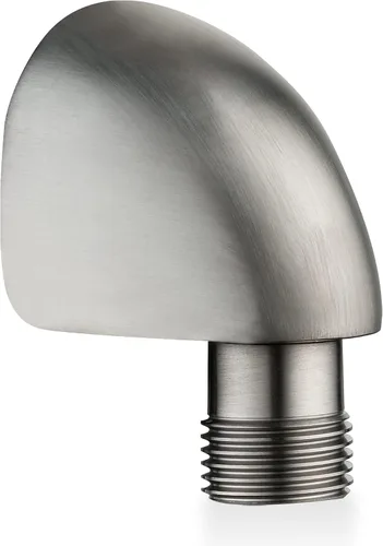 Vista 12 de Codo de suministro de pared de latón 100% para ducha de mano con válvula de retención, adaptador de manguera de 1/2 pulgada para Delta, cabeza Moen