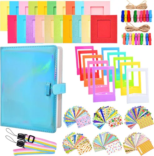 Vista 10 de Sunmns - Kit de accesorios para álbum Instax Mini, color negro