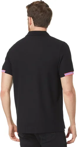 Vista 2 de Psycho Bunny Polo Chicago Piqué Negro SM (US Hombre 4), Negro