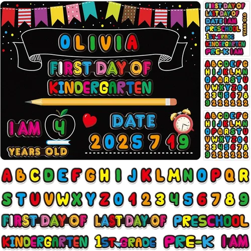 Vista 9 de Cartel de la junta del primer día de escuela de PETCEE - Letrero de regreso