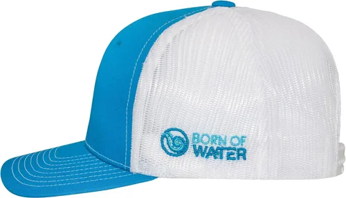 Vista 2 de Sombrero de camionero de buceo con tiburón Snapback ajustable para hombre, para pesca, pesca submarina