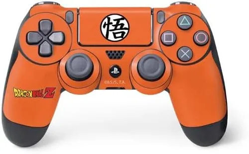 Vista 24 de Skinit Calcomanía para juegos compatible con el controlador de PS4, diseño oficial de Dragon Ball Z Red Ribbon Army Negro - DRGBLZ10