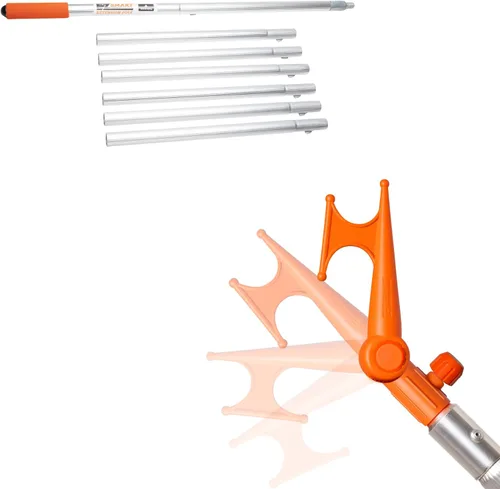 Vista 10 de EZ SMART Práctico gancho, gancho multiusos, codo ajustable, atornillado al poste de extensión de rosca estándar para colgar comederos de pájaros