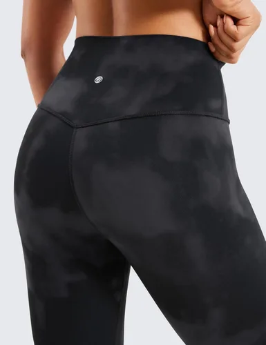 Vista 43 de CRZ YOGA Leggings de entrenamiento para mujer con sensación de desnudez cepillada de 25 pulgadas, pantalones de yoga de compresión de cintura alta