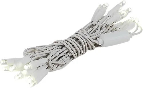 Vista 10 de Novelty Lights Luces LED Mini de Manualidades de 8.5 Pies con 20 Luces, LEDs Multicolor en Cable Blanco, Cable de 24 Pulgadas, Cadena de Luces