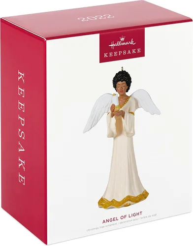 Vista 3 de Hallmark Keepsake Adorno de Navidad 2022, Ángel de la Luz
