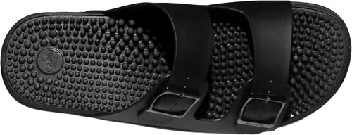 Vista 3 de Revs Lochy - Acupressure & Reflexology Massage Sandals Negro
