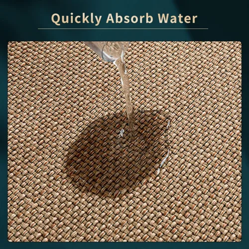 Vista 4 de Alfombras y tapetes de cocina, alfombra de piso de cocina frente al fregadero absorbente, antideslizante de goma natural lavable para el suelo