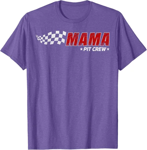 Vista 11 de Mama Pit Crew Race Car Birthday Family Matching Pit Crew Camiseta