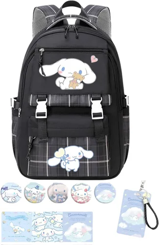 Vista 9 de Festa Park Mochila Linda para Mujeres y Hombres, Bolso Ita, Mochila Kawaii, Mochila Cutecore Grunge Y2K, Mochila de Hombro, Mochila de Día, Bolso