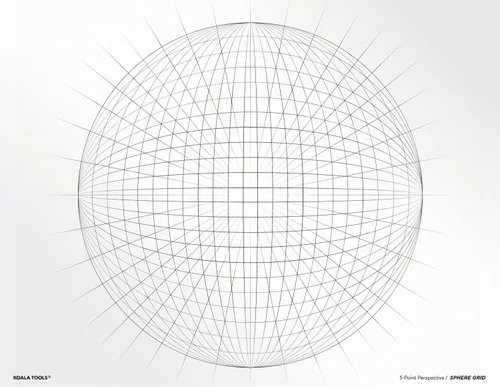 Vista 8 de Koala Tools Hojas de transparencia de cuadrícula perspectiva (paquete variado de 4) - 8.5 x 11 pulgadas Transparencias de proyector superior