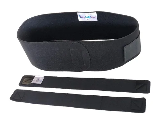 Vista 10 de Faja abdominal con compresión de ingle, faja para varices vulvares, hernia y dolor en el piso pélvico., S Ab talla 0-6 + S banda para ingle, Negro
