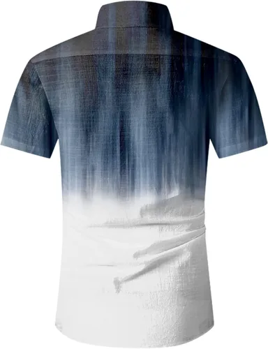 Vista 4 de Camisas para hombres, camisas casuales de lino sin mangas con botones para verano, playa