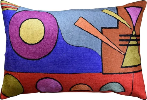 Vista 12 de Funda de almohada lumbar Hundertwasser biomorfo, funda de almohada abstracta moderna para sofá, casa de campo, para silla de exterior, cojines