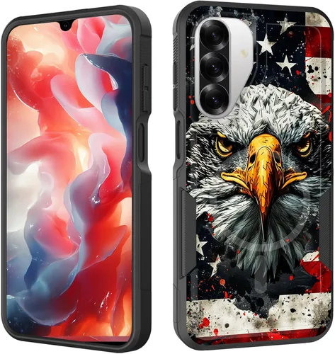 Vista 218 de Funda magnética para Galaxy A16 5G, [compatible con MagSafe] [protección contra caídas de grado militar] Funda resistente a prueba de golpes