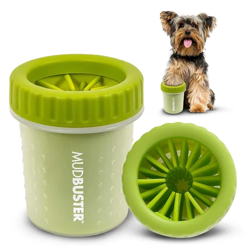 Vista 12 de Dexas MudBuster Limpiador portátil de patas para perros, grande, color blanco brillante, edición especial, suministros y accesorios de primera