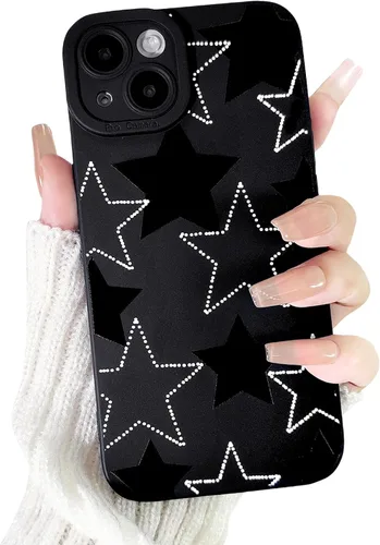 Vista 23 de Lovmooful Funda para iPhone 14 Plus, diseño de mariposa negra (mariposa) 2