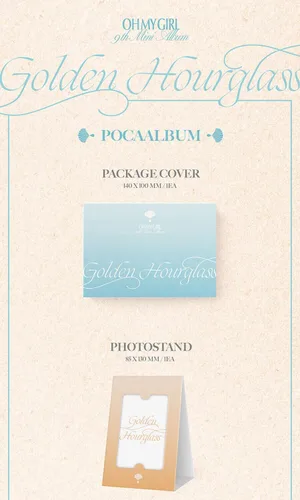 Vista 3 de Generic Oh My Girl Reloj de arena dorado 9º mini álbum aleatorio Ver. K-POP sellado