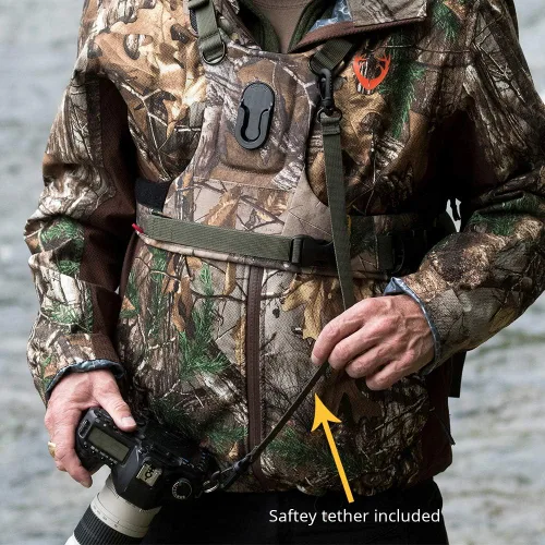 Vista 8 de Cotton Carrier CCS G3 Sistema de arnés de cámara para una cámara, camuflaje, 1 cámara