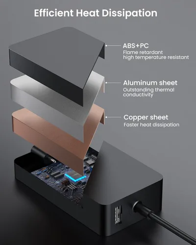 Vista 5 de Microsoft Surface - Adaptador de fuente de alimentación de 44 W, compatible con Surface Go 2, Laptop Go 3, Book 2, Pro 7, Pro X, funciona con 36 W