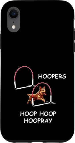 Vista 8 de iPhone 15 Dog Agility Dog Hoopers - Aussie Heeler - Hoop Hoop Hoopray Case