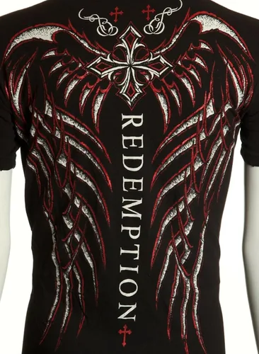 Vista 8 de Archaic by Affliction - Camiseta para hombre, color negro