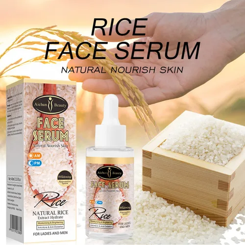 Vista 7 de AICHUN BEAUTY Suero facial Extracto de arroz natural Hidratante Anti-Acné Anti-Oxidación Refine Arrugas 1.4 fl oz/1.35fl.oz