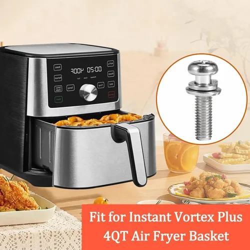 Vista 2 de Tornillos para freidora de aire instantáneos Vortex Plus 4QT 6QT 2QT Cesta para freidora de aire, tornillos autorroscantes de acero inoxidable 304