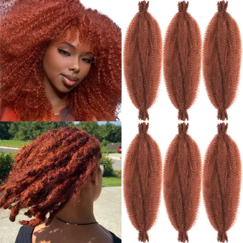 Vista 53 de Cabello para trenzar de 10 pulgadas para locs suaves sintéticos, trenzas de ganchillo Passion Spring Cuban Twist Hair Butterfly Loc Marley Twist