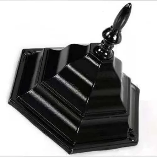 Vista 7 de Lámpara de pared para patio, lámpara de pared hexagonal para jardín, luz de pared impermeable para exteriores, soporte de lámpara de enchufe roscado