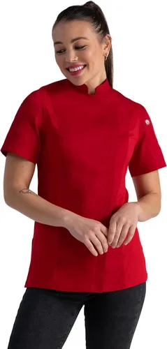 Vista 9 de Chef Works Springfield - Abrigo de chef para mujer Negro