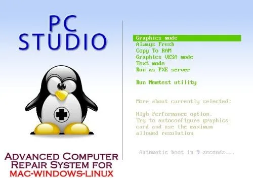Vista 3 de The QUICK FIX PC Operating System, Boots any Computer even without a hard drive