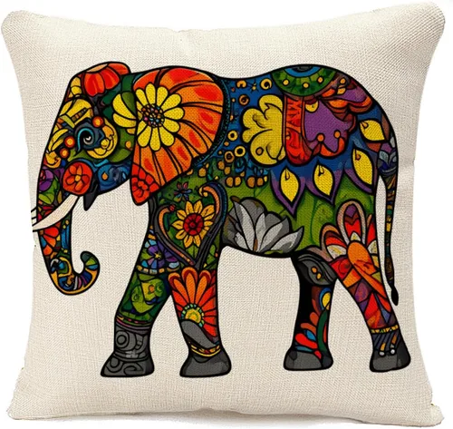 Vista 8 de IBILIU Fundas de almohada de 18 x 18 pulgadas con diseño de arte grunge, color verde, rojo y dorado, pintura de óxido, fundas de cojín de lino