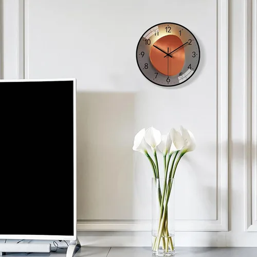 Vista 6 de Wall Clock, 8 Inch Silent Non Ticking Modern Wall Clock, Clear and Easy to Read for Living Room Meeting Rooms Bedroom Kitchen Office Decor
