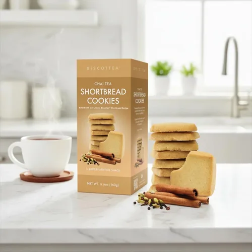 Vista 5 de BISCOTTEA Galletas de mantequilla (8 galletas) (Té Chai)