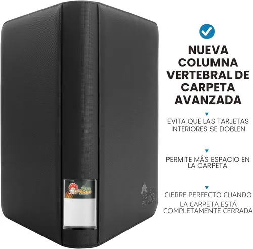 Vista 7 de Toploader - Carpeta de almacenamiento para tarjetas intercambiables, 384 12 bolsillos para Yugioh, MTG, TCG, carpetas de tarjetas para tarjetas