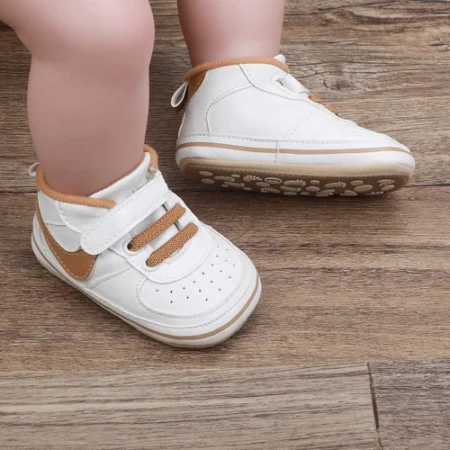Vista 2 de Clowora Unsex - Zapatos de bebé para niños y niñas, tenis antideslizantes con suela de goma suave, zapatos ligeros