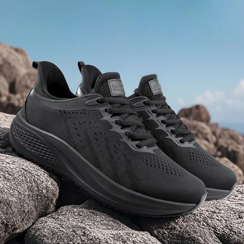 Vista 7 de Non Slip Shoes for Men, Food Service Slip Resistant Work Shoes in Restaurant Kitchen Hospital, Breathable Lightweight Sneakers - Zapatos